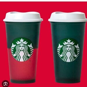 Starbucks Festive color changing hot mug